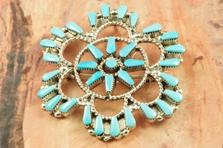 turquoise-brooches